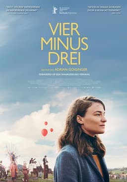 Vier minus drei poster